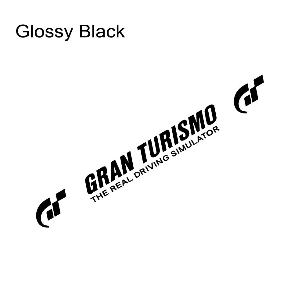 

Fashion Gran Turismo Car Windshield Decals Vinyl Sticker Car Window Body Styling Waterproof Decoration Auto Styling Accessories 1pcs