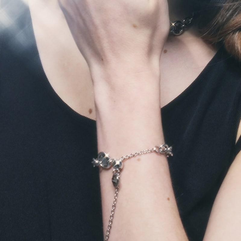 SENTIMENTS NR 354 [SREBRNY] BRANSOLETKA