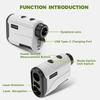 INORM Golf Laser Rangefinder 1200 Yards 6X Lens Golf Compensating Hunting Range Finder Built-in Battery Measuring Tool