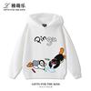 Felpa con cappuccio da bambina PINGU Famiglia di pinguini cartone animato classico Retro Abbigliamento carino Autunno Inverno