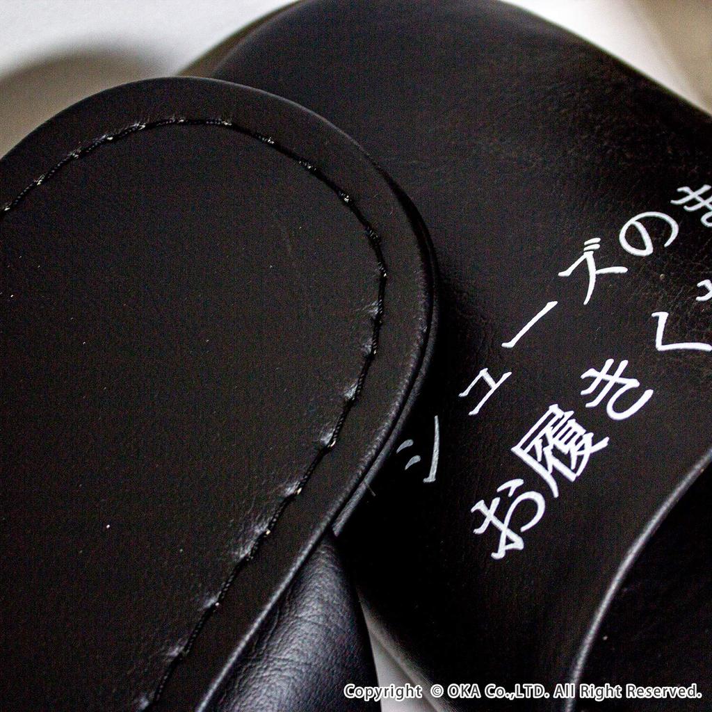 OKA SP1 Slippers Size M 33cm x 17cm x Fitness/Gym (Slip-On Shoes), Black, (Disaster Preparedness), Length Approx. Width Approx. Height Approx.