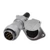 WEIPU WF28 TI+ZG M28 Industry Waterproof Panel Connector Avaition Male Plug Female Socket 2 3 4 7 8 9 10 12 16 17 20 24 26Pin