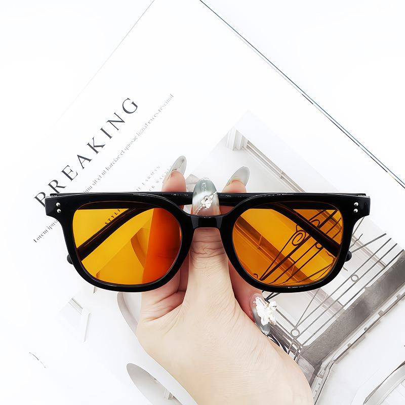 New Women Fashion Square Frame Sun Glasses Outdoor Anti Glare Eyewear Unisex Summer Beach Sunglasses Uv400 Glasses
