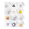 CHALAN Mini Squishy Keychain, Set of 12, Squishy Charm, Chewy, Water Feeling, Ball Chain Included, Animal, Killing Time, Soothing Goods, Squeezable