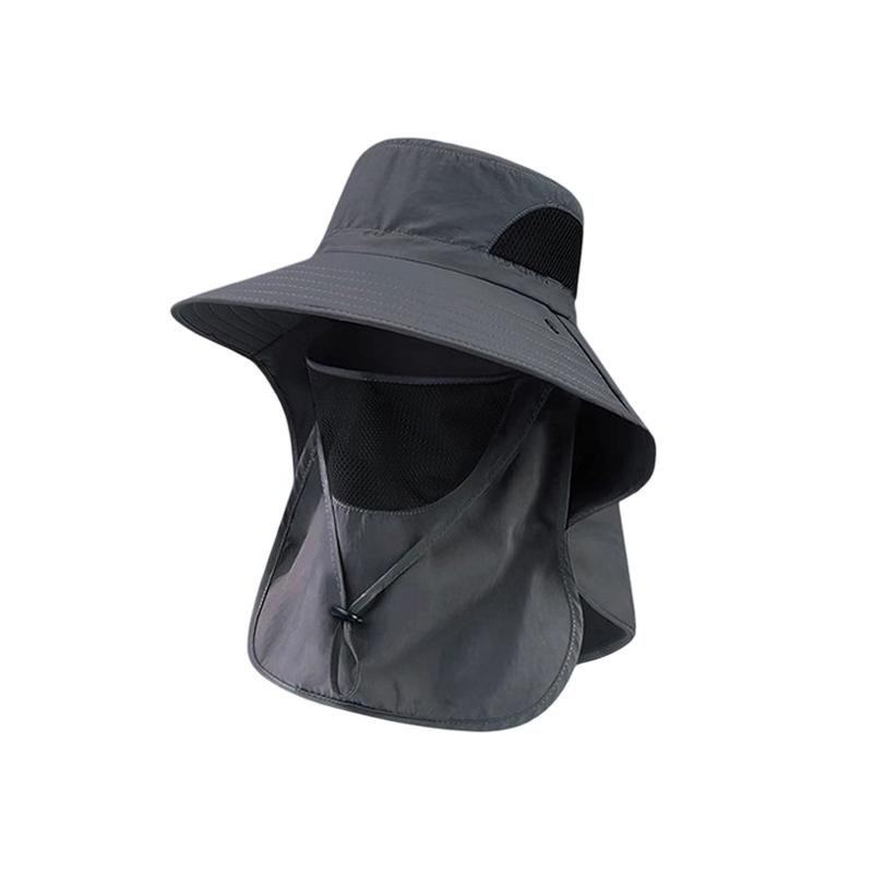 Summer Outdoor Fishing Sun Caps Waterproof UV Protection Wide Brim Bucket Hat Outdoor Climbing Hiking Beach Fisherman Sun Cap