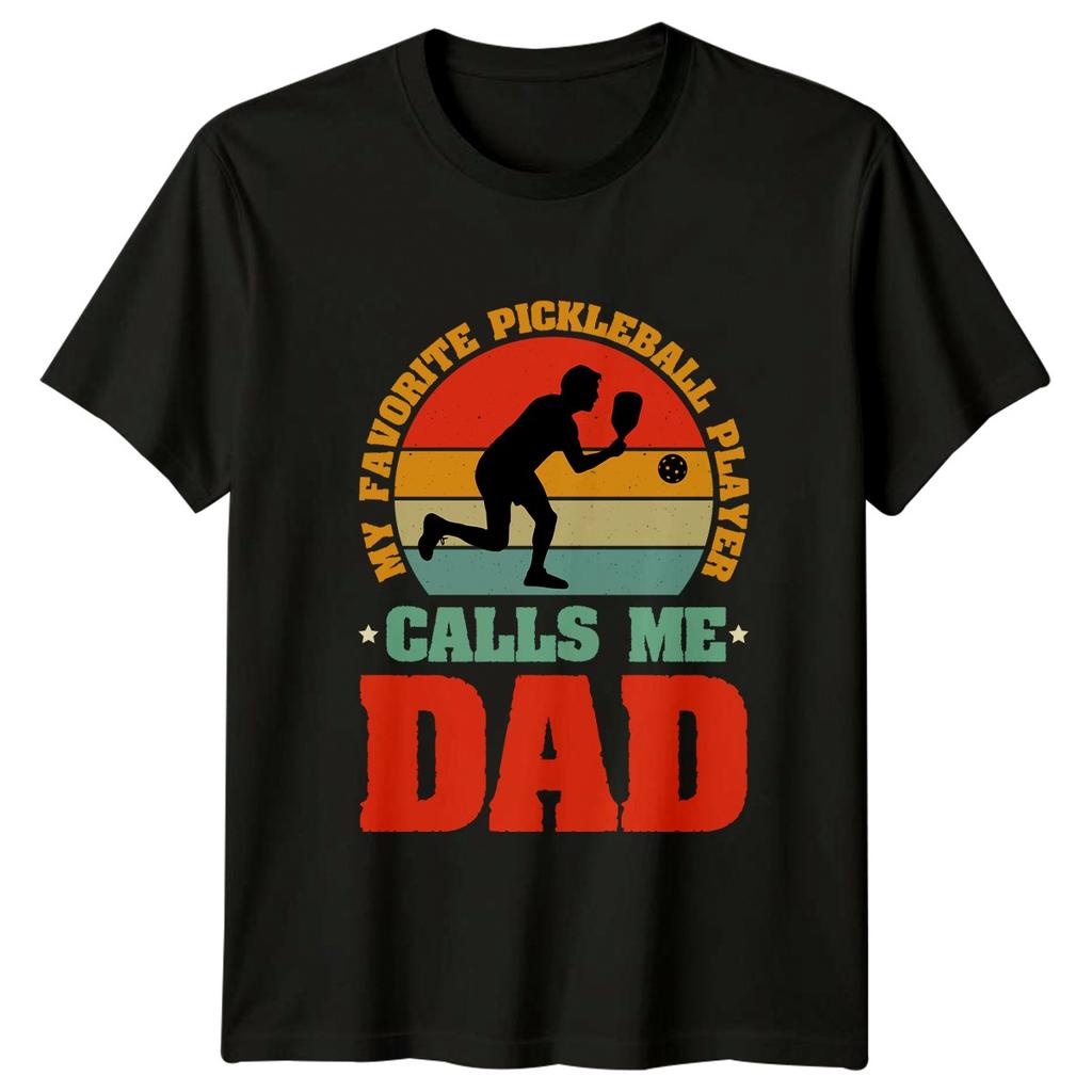 My Favorite Pickleball Player Calls Unisexs TShirt Dad Pickleball Fathers Day Gift
