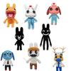 25-33cmHorror Animal Hospital Plush ToyBlue Dog Soft Stuffed Cartoon Doll CollectibleFor Adult Fans Home Decoration Cuddly Gift