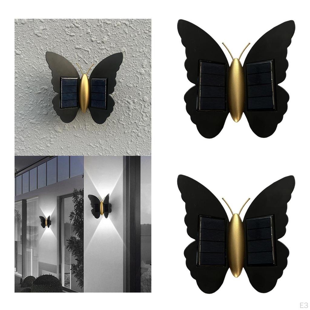 Schmetterlingslicht, Außenhoflampe, Dekorativ, Bewegungsmelder-Außenwandleuchte Beleuchtung für Garage