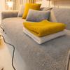 Lamb velvet sofa cushion thickened non-slip plush cushion winter sofa cover cover