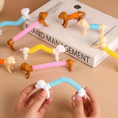 24 Stück Dehnbares Hundespielzeug-Set, Geformt nach Wunsch Perfekt für Kindergeschenke, Klassenpreise, Partygeschenke-Füller