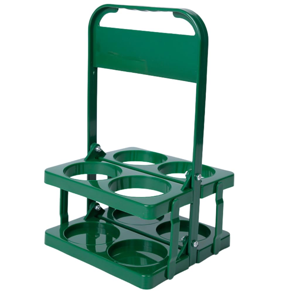 

ARESACHI Foldable Drink Holder for Holds 4 Beer Bottles Carrier/Cup Traveling, (Green) зелёный