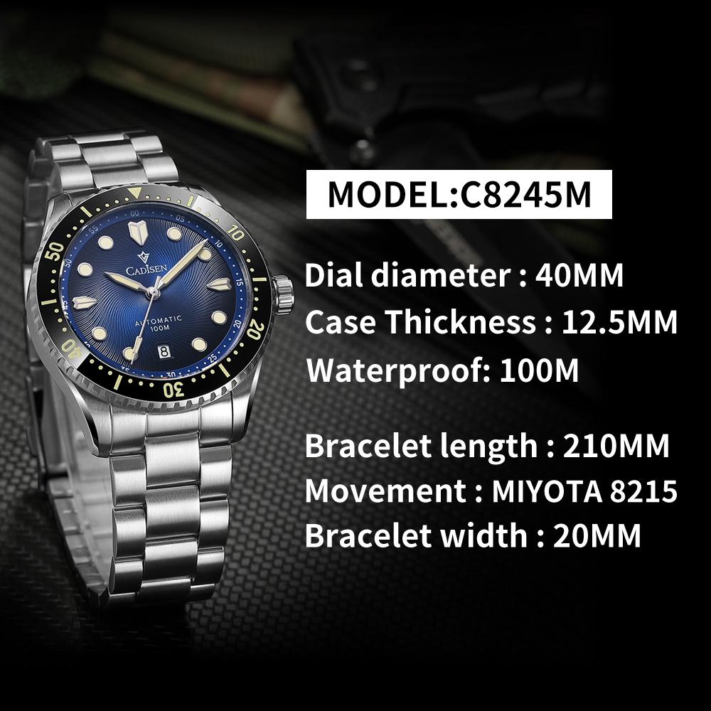 Men's Luminous Waterproof Mechanical Watch for Business Mechanical Watch