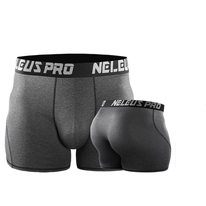 

Мужское спортивное нижнее белье Велосипедные компрессионные шорты Колготки Мужские боксеры Велосипедная одежда Беговые быстросохнущие леггинсы XXL серый