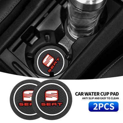 New Car Non-Slip Water Cup Coaster Waterproof Bottle Holder For Ibiza Leon Arona Ateca Tarraco Alhambra Cupra