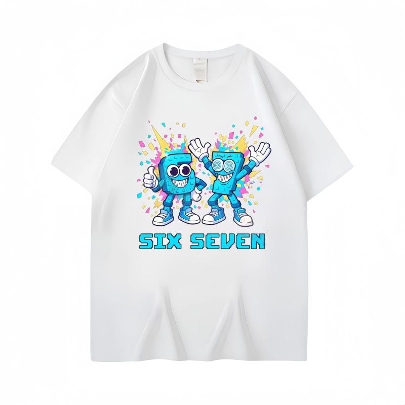 2026 Trendy European Boys Cotton Meme T-shirt - Summer New Style 110 cm