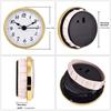 Contemporary 70mm Quartzs Clock Motor Gold Tones Finish Plastic Metal Construction Integration For Wall