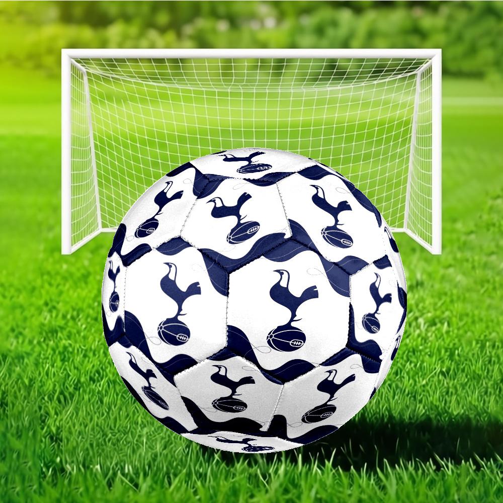 Tottenham Hotspur Football Club Size 5 Soccer Balls, Anti-Slip, Protective Football, Outdoor Sport, Practice Games, Birthdays Gift Suitable for Fan