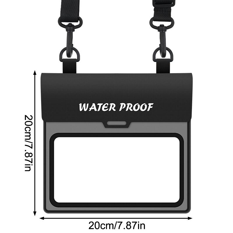 Large Capacity Waterproof Phone Case Adjustable Touch Screen Swimming Waist Bag, Underwater Bag Mobile Belt Bag Protector Pouch