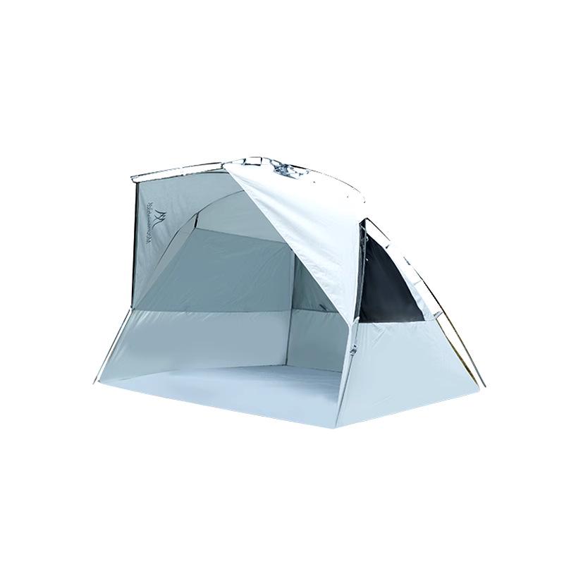 Mountain Outdoor Quick-Open Dome Tent with Detachable Sunshade