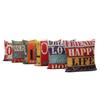 Premium Housse De Coussin Carr Coton Imprim Lettres Rtro Mlang For Timeless Elegance