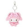 Cartoon Sanrio Hello Kitty Keychain Hanging Leopard Bear Series Pendant Cat Plush Doll Pendant Keychain Bag Decorative Gift