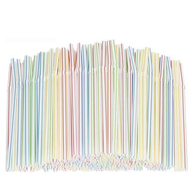 400pcs Plastic Disposable Straws For Parties/Bar/Beverage Shops/Home Straws