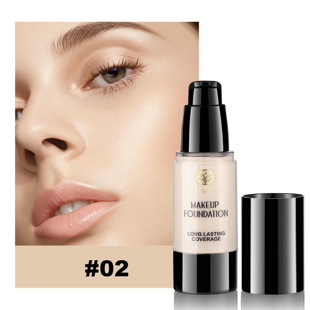 Weiße Flüssigfoundation Cosplay Gesicht Make-up Basis Langanhaltend Wasserdicht Hohe Deckkraft Abdeckstift Foundation Make-up für Frauen