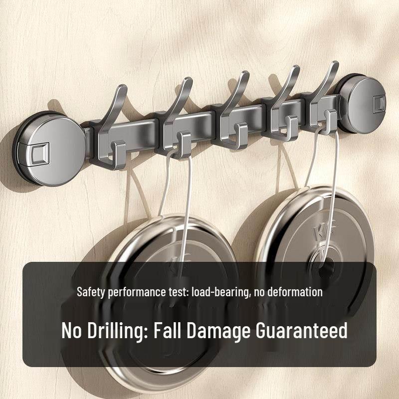 Traceless Suction Cup Wall Hook, No-Punch Strong Vacuum Hook for Door and Bathroom Storage