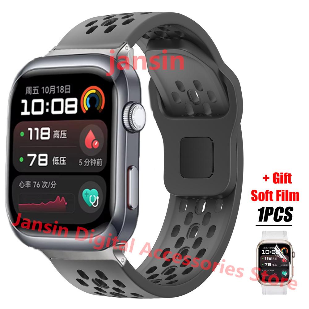 

Для Huawei Watch D2 Ремешок Силиконовый Спортивный Ремешок для Часов Аксессуары Correa Для Huawei Watch D2 Браслет Сменный Браслет Наручный Ремешок Huawei Watch D2&Black Connector