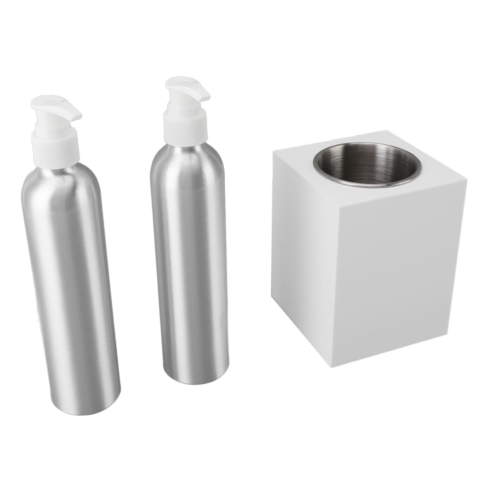 

Массажный нагреватель масла профессиональный один флакон быстро нагревающийся нагреватель лосьона с 2 шт алюминий