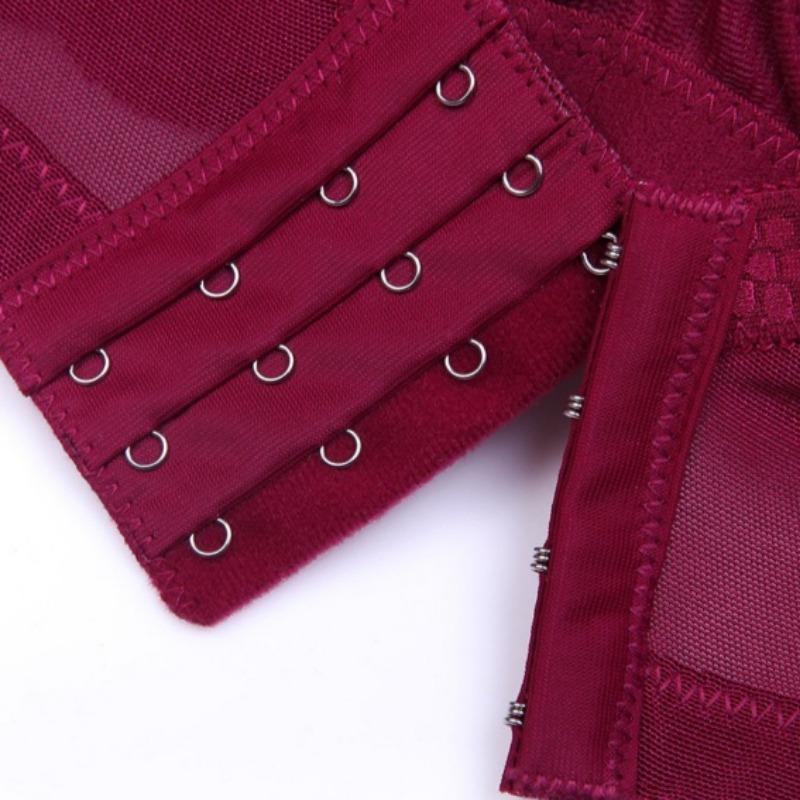 Тонкий кружевной бюстгальтер большого размера, сексуальный, на косточках, с боковой поддержкой, нижнее белье