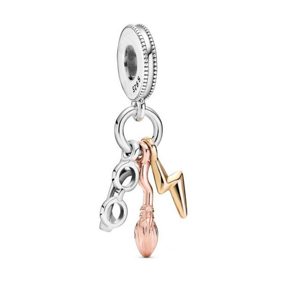 100% Kupfer Dumbo Heißluftballon Charm Perlen Geeignet für Pandora Original Armband DIY Schmuckherstellung