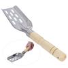 Stainless Steel Integrated Wooden Handle Mix Bait Shovel Fishing Tackle for Fisherman