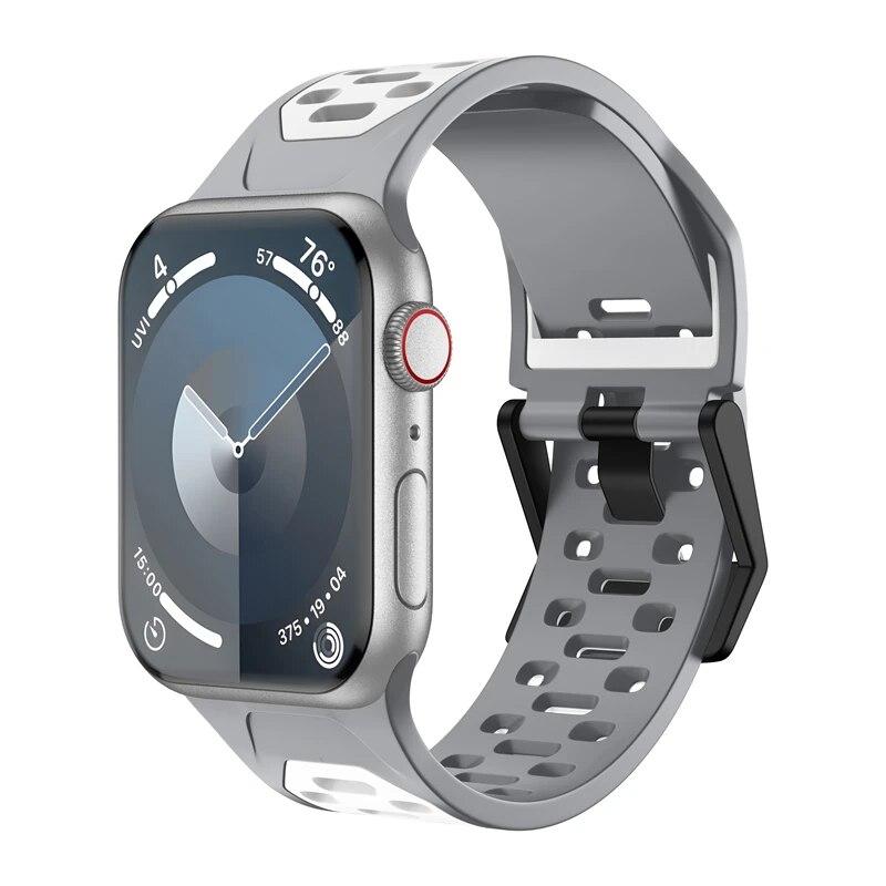 Classic Strap For Apple Watch Band 44mm 45mm 49mm 40mm 41mm 38mm 42mm Soft Silicone Sport Bracelet Iwatch Serise 9 8 7 SE 6 5 9 Ultra 2