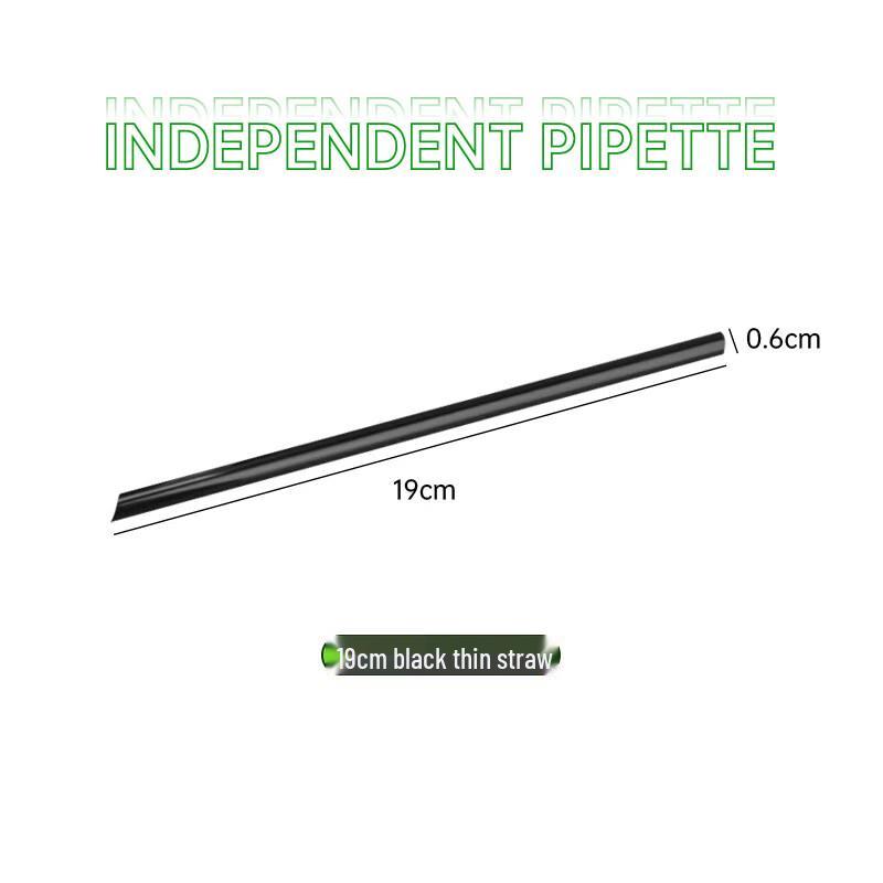 ZISIZ Disposable Plastic Straws