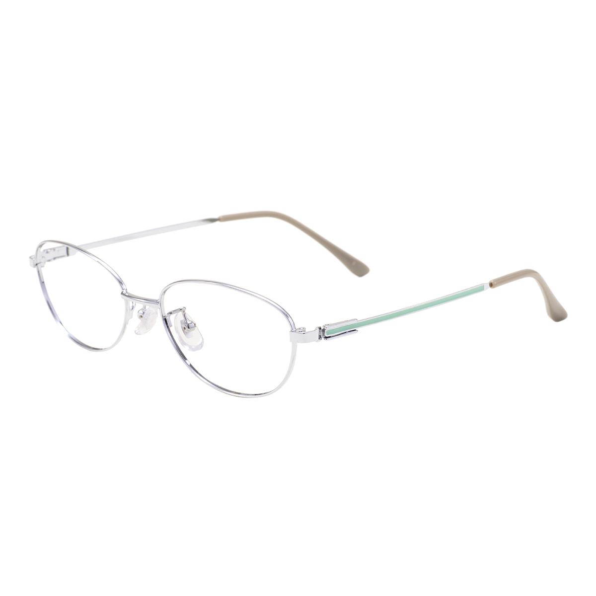 

Y2K Oval Women Glasses Frames Classic Female Small Metal Punk Retro Sweet Cool Reading Glasses For Optical Prescription Lenses серебряный