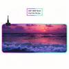 Beach Sunset Mouse Pad Animation Games Beautiful RGB Gaming HD Gamer LED Light XXL MousePads PC Computer Pad Non-slip Decor