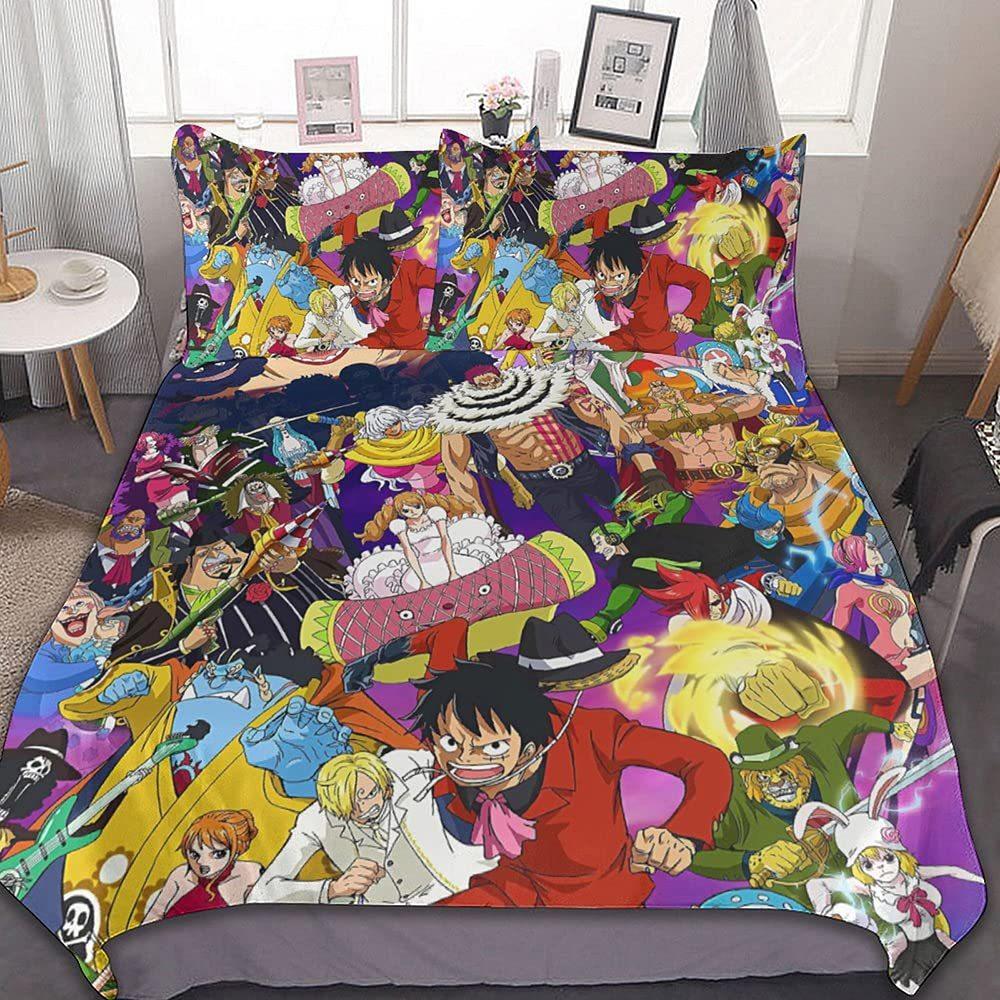 Animation Soft And Comfortable Bedding Three-Piece Quilt Cover