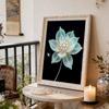 DIY White Flowers Pearl Diamond Art Painting Kits for Adults and Beginners,fine View Sparkling Painting Craft Home Wall Decor Handmade Gift