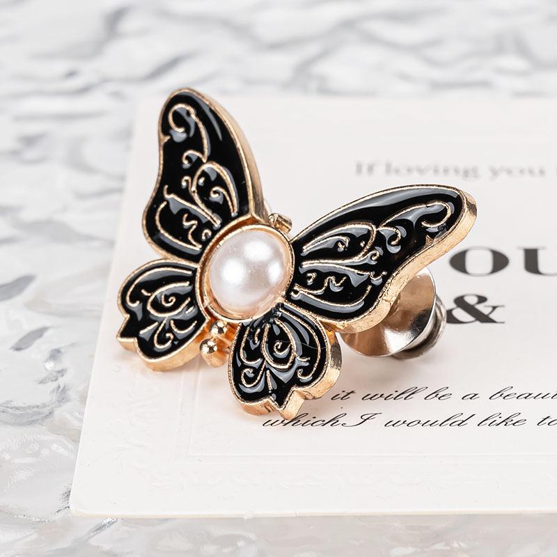 

Съемная пряжка-бабочка на талию Незаменимая вещь для регулировки талии джинсов и брюк чёрный