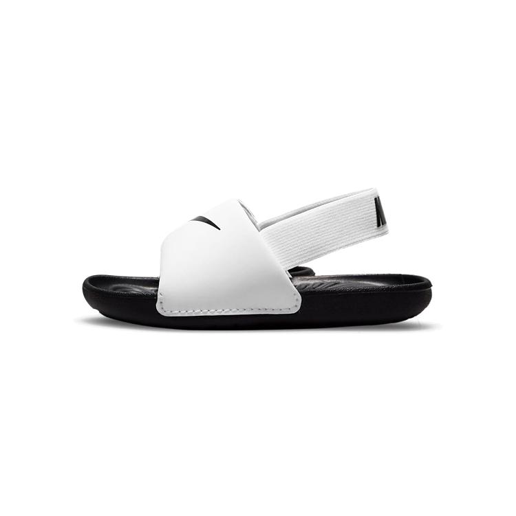 Nike Kawa Slide Low top Toddler Shoes Black White Infant And Toddler DM0974-100 27