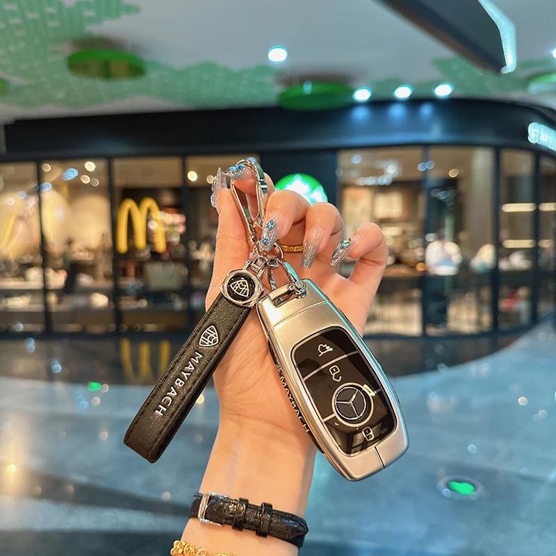 SFX1 Car Key Case Cover Protection Shell for Mercedes Benz A C E S G Class GLC CLE CLA W177 W205 W213 W222 X167 AMG Accessories