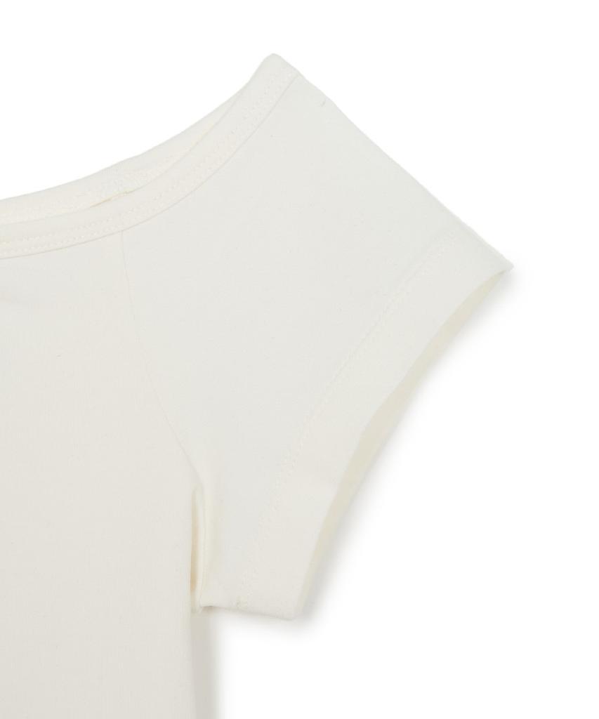 Emelbi Women'S Basic Off-Shoulder Short Sleeve T-Shirt Ny (Cream)