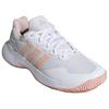 Adidas Gamecourt 2 Comfortable Durable Tennis Shoes Women Sneakers White Pink KI0785