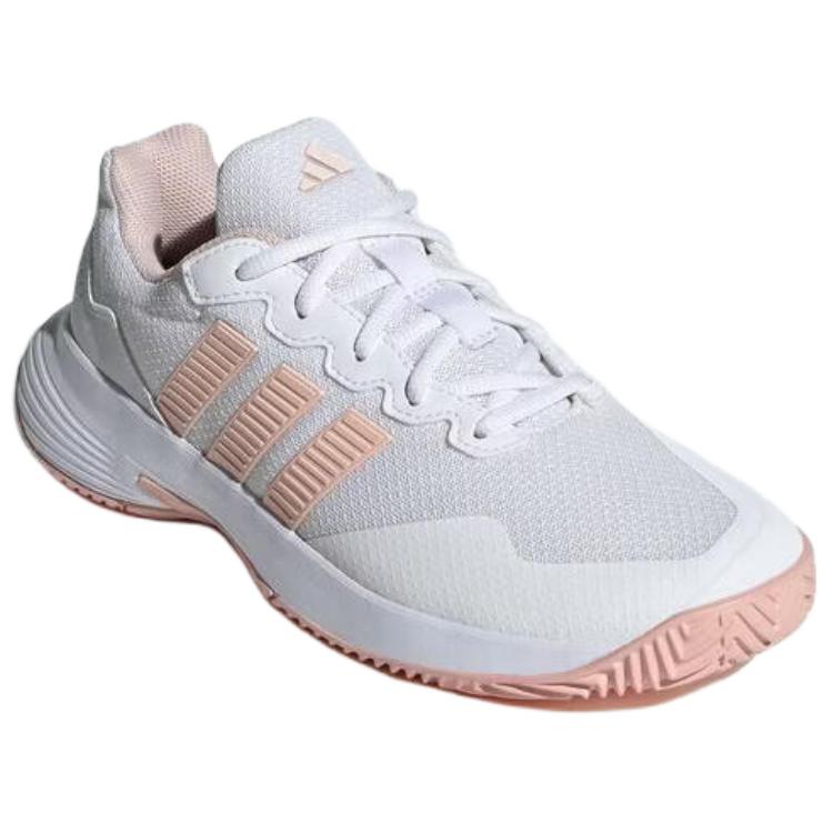 Adidas Gamecourt 2 Comfortable Durable Tennis Shoes Women Sneakers White Pink KI0785