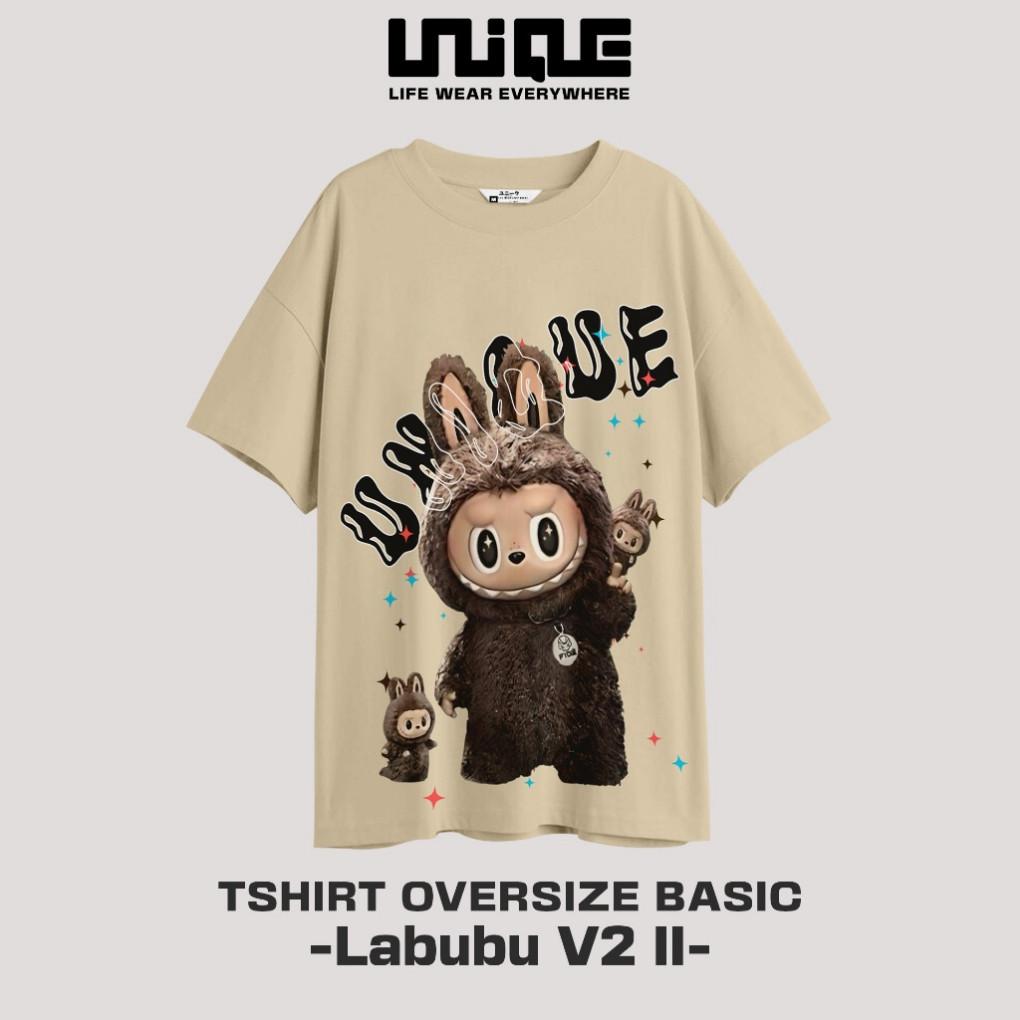 

Футболка с принтом Лабубу, обычная, милый и удобный повседневный топ с короткими рукавами 5XL