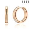 14K Side Point One-Touch Earrings (Gold Pin) ELGPEE297N