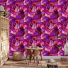 Ink wallpaper violet, purple, red and pink 50x1000