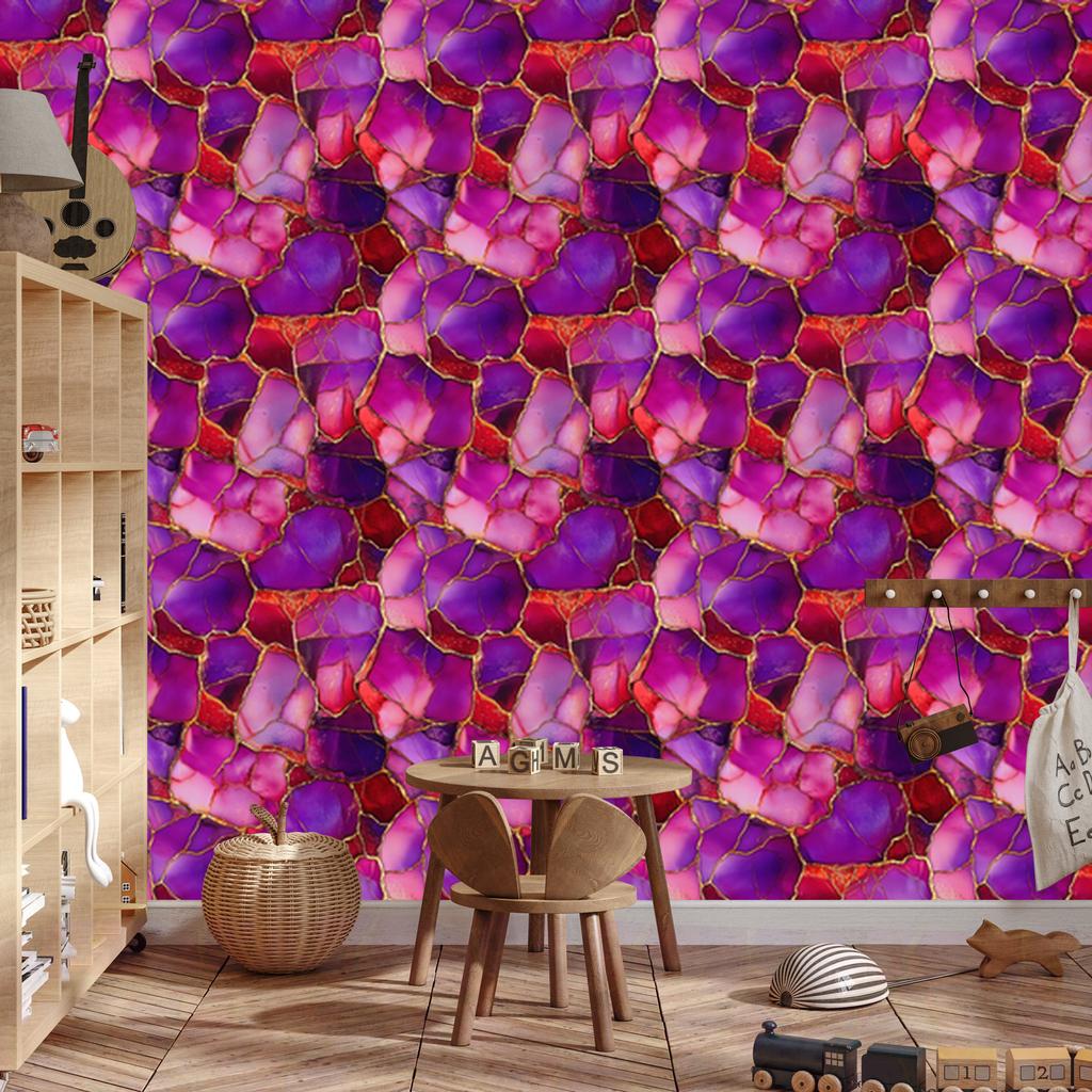 Ink wallpaper violet, purple, red and pink 50x1000