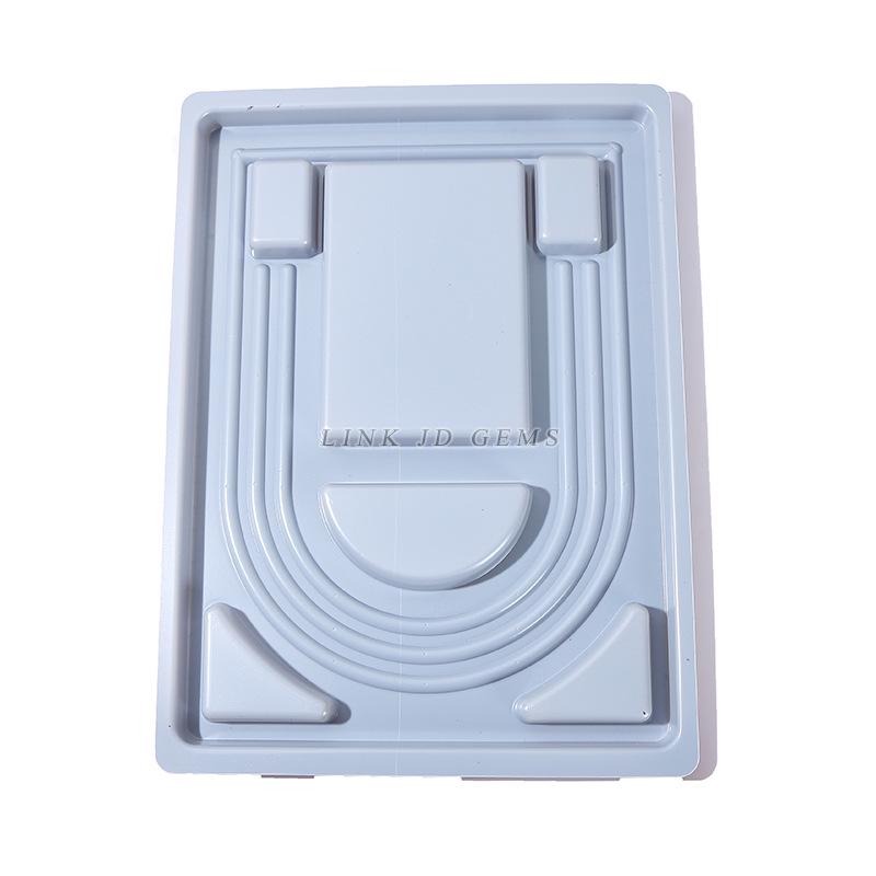 Jewelry DIY Necklace & Bracelet Beading Design Board with Measuring Tray.